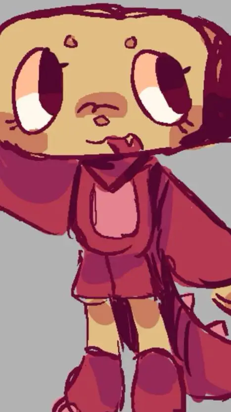 ai character: Shelly Fossilian background