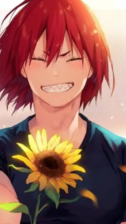 ai character: Eijirou kirishima  background