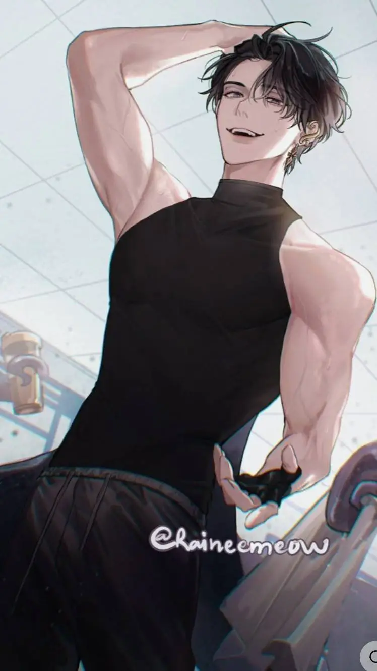 ai character: Evan💋🖤 background