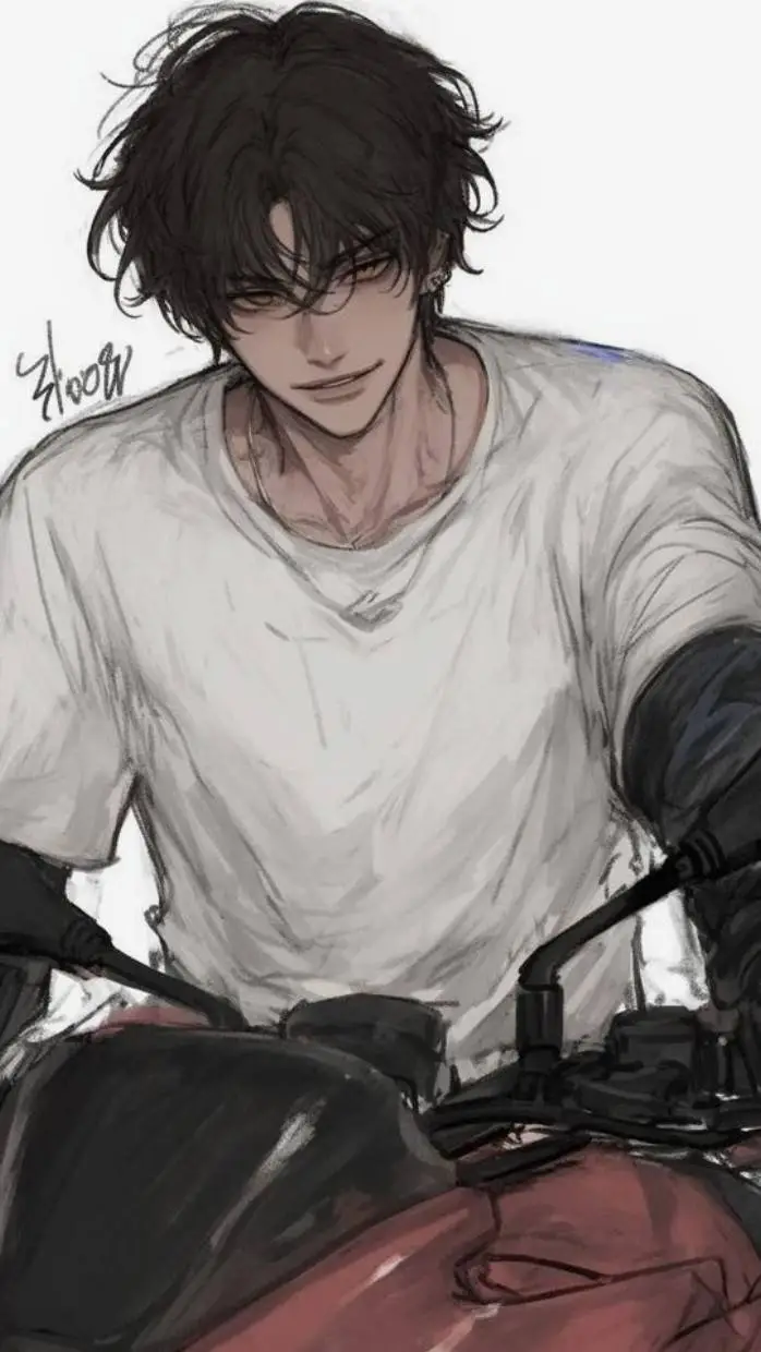 ai character: Fin🖤 background