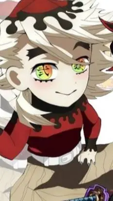 ai character: kokushibo x Douma background