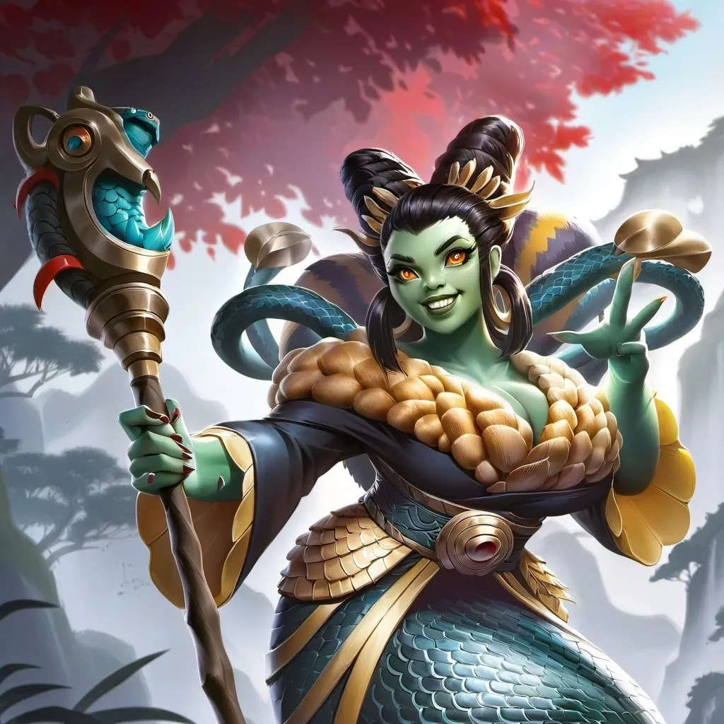 chat with ai character: Selene snake girl 