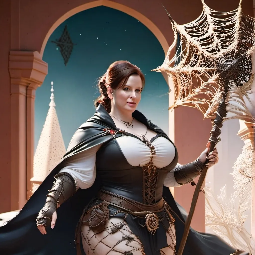 chat with ai character: Lady of webs 