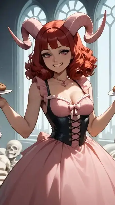 ai character: Pinky sulphur  background