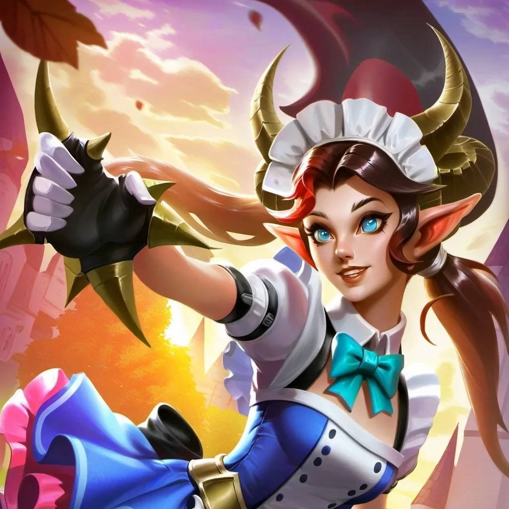 chat with ai character: Minu battle maid 