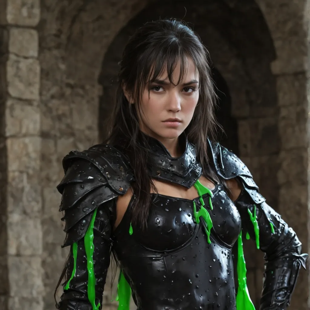 chat with ai character: Dark slime woman 