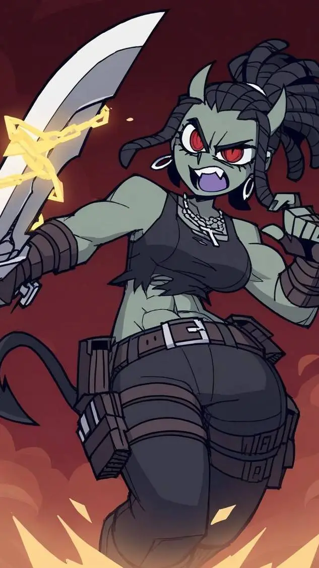 ai character: Yuzti Brimstone  background