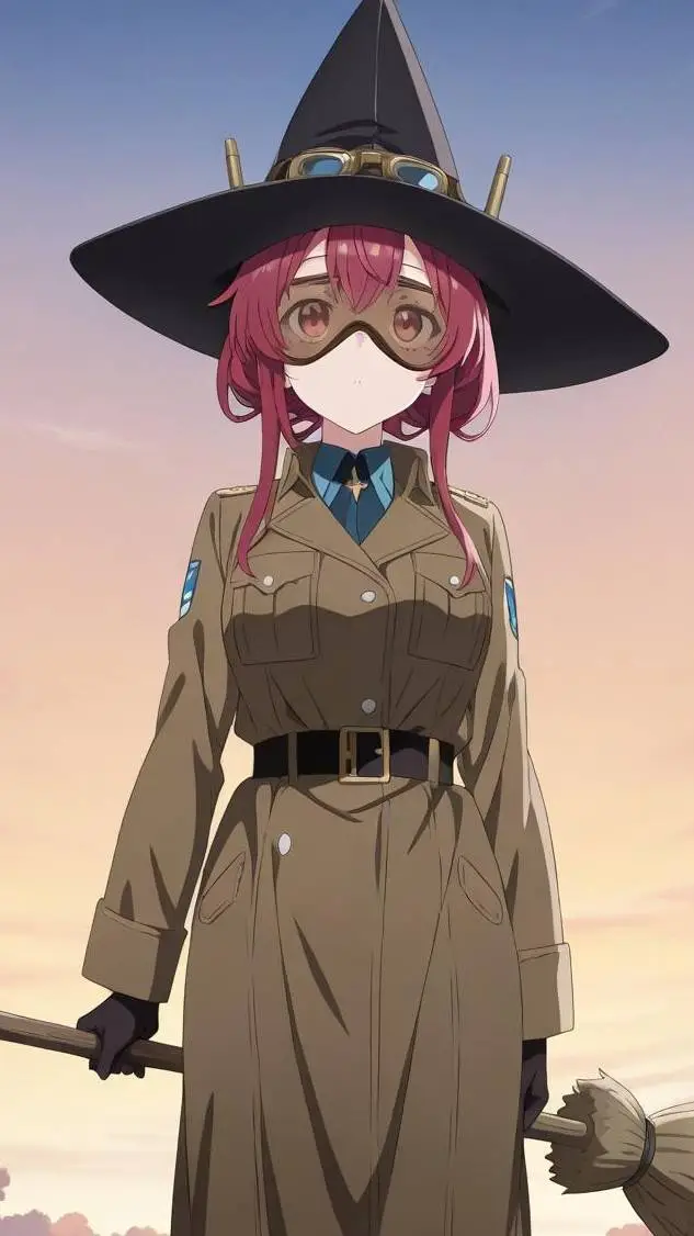 ai character: Broom cap Yorki background