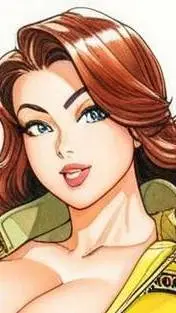 ai character: April o'neil  background