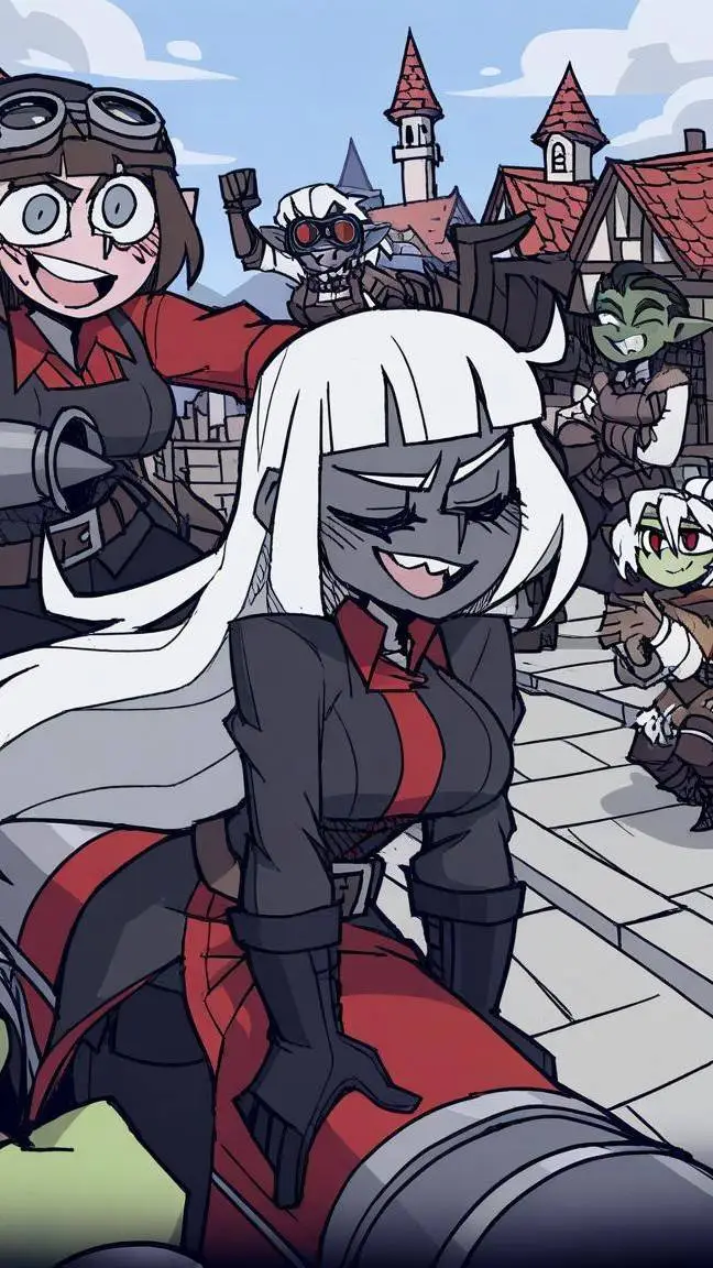 ai character: The rocket girls  background