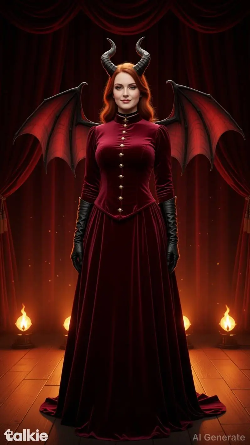 ai character: Scarlet horn background
