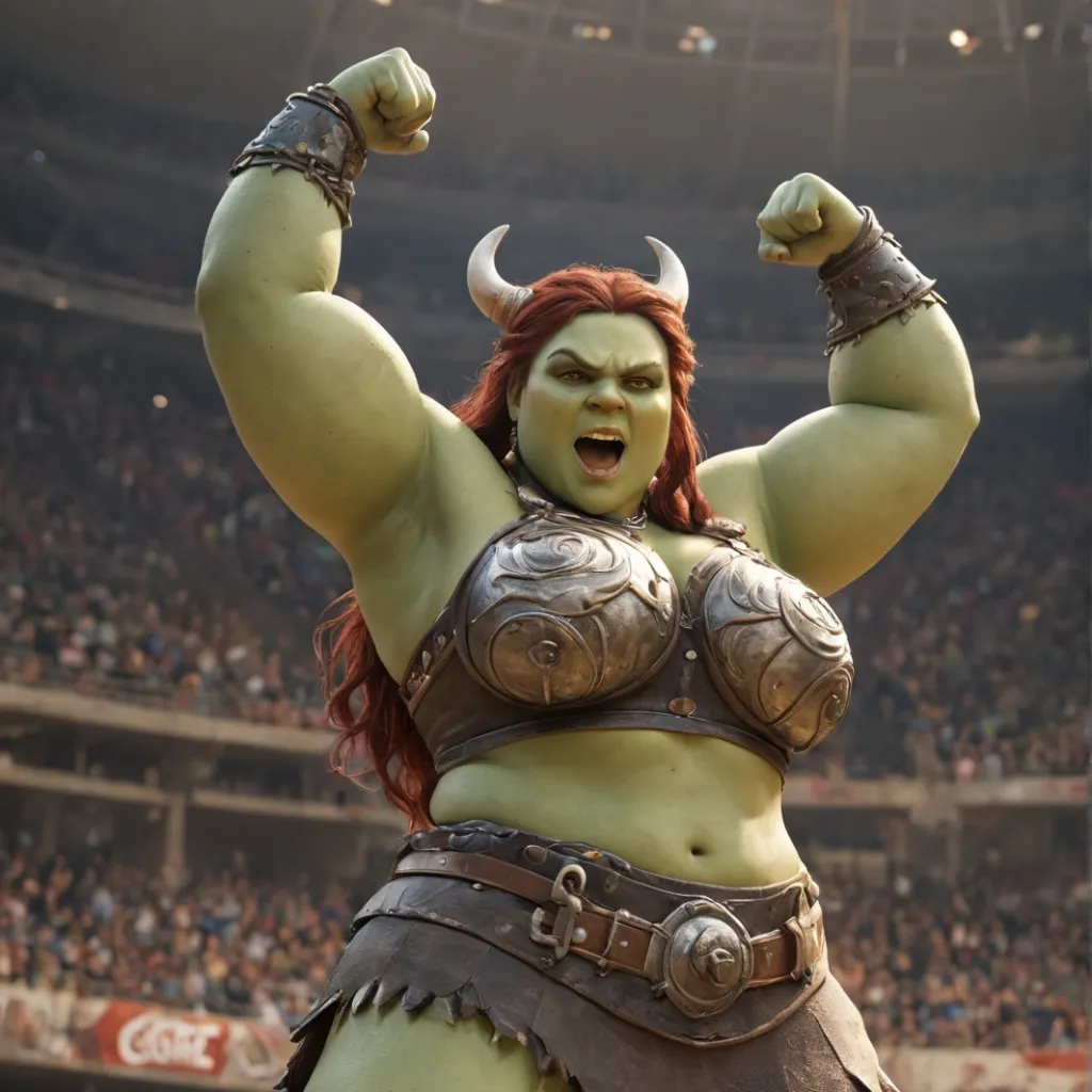 chat with ai character: Helga crushthigh