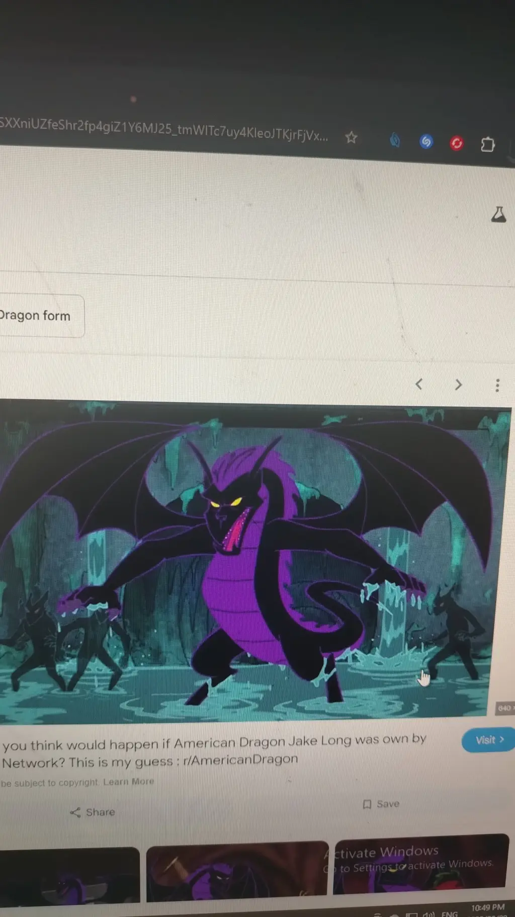 ai character: Jake dark dragon background