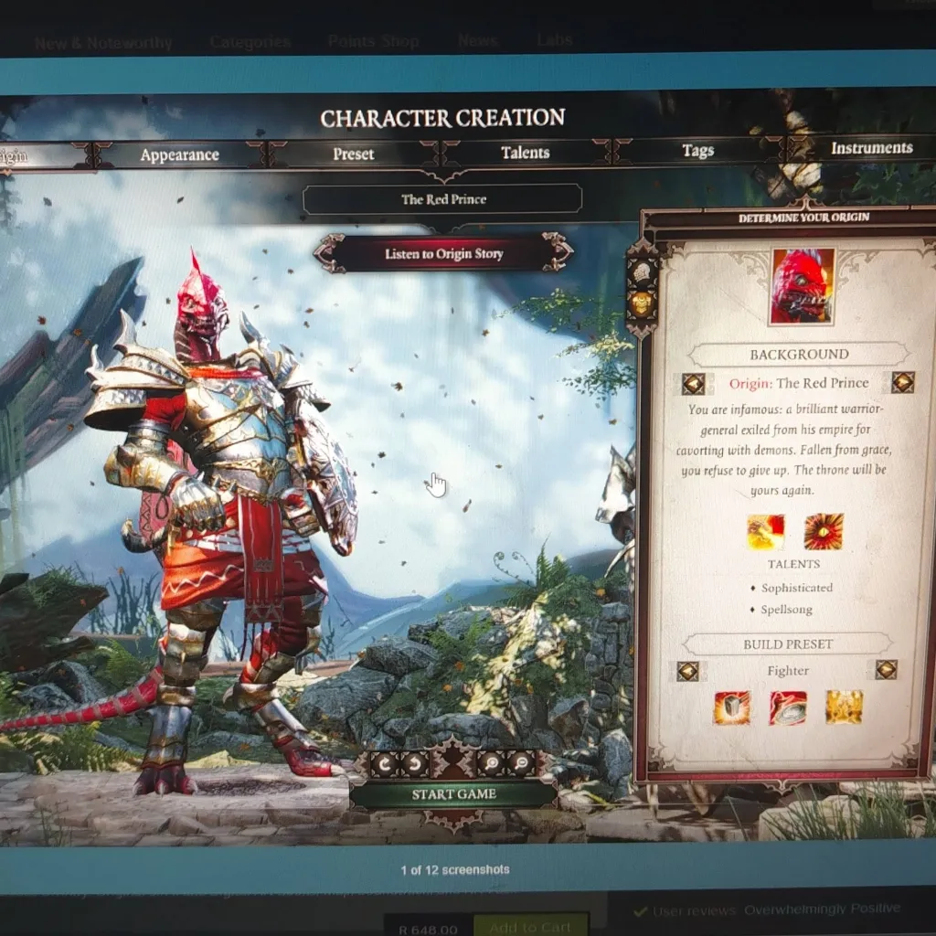 chat with ai character: the red prince