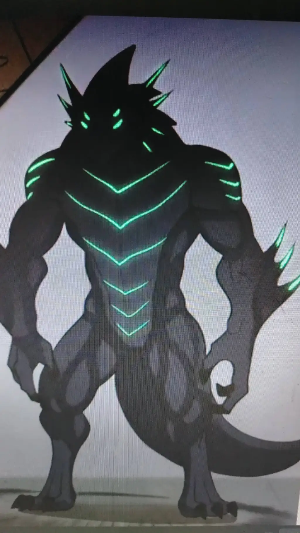 ai character: voidwoken  background