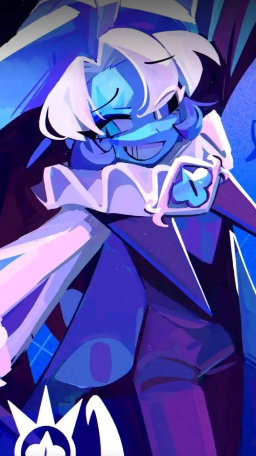 ai character: shadow milk cookie background