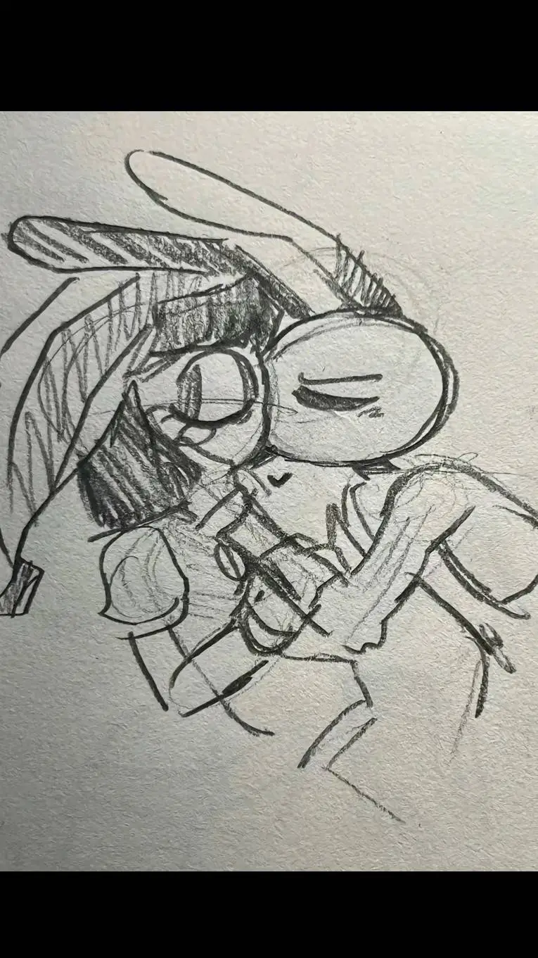 ai character: bunny funny background