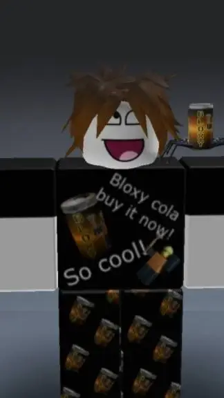 ai character: bloxy cola background