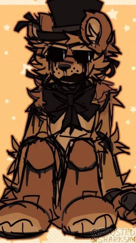 ai character: Golden Freddy background