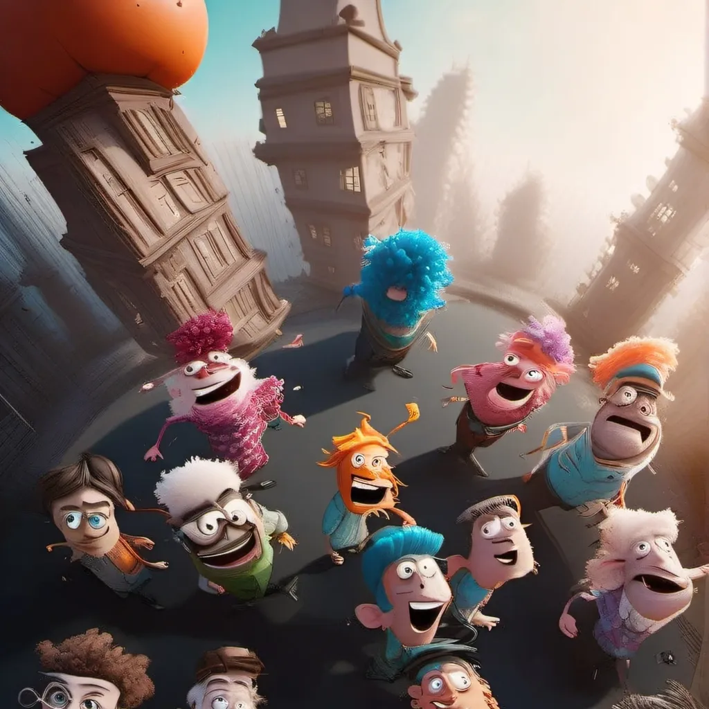 chat with ai character: Cartoon eaters 