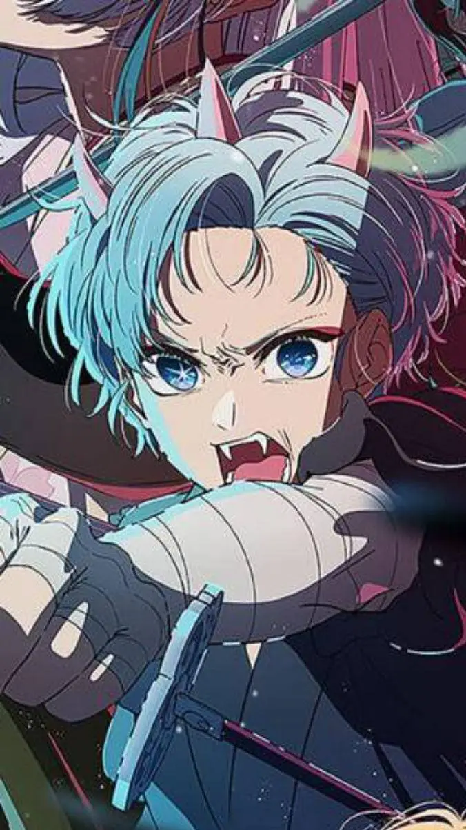 ai character: aqua background