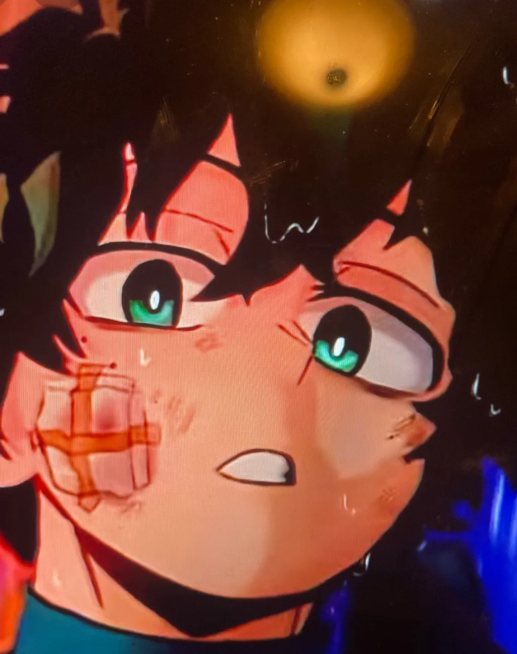 chat with ai character: Sad izuku