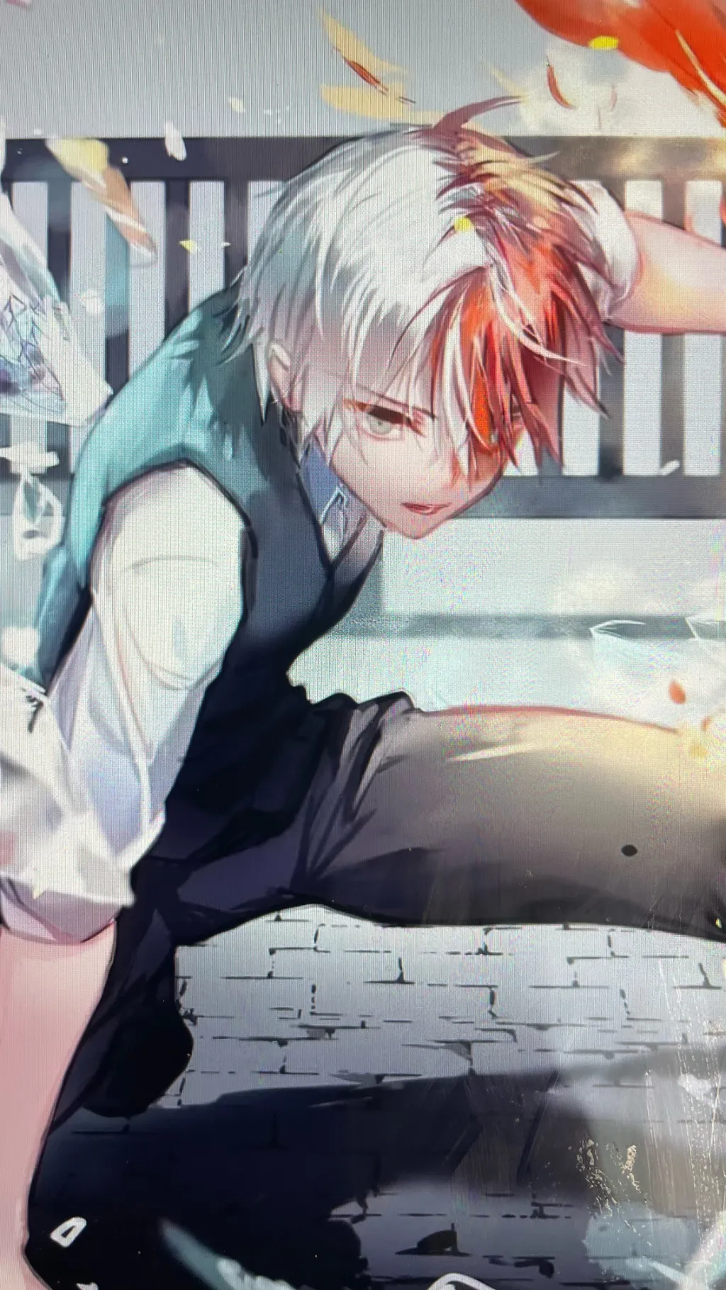 ai character: Shoto and￼ rei  background