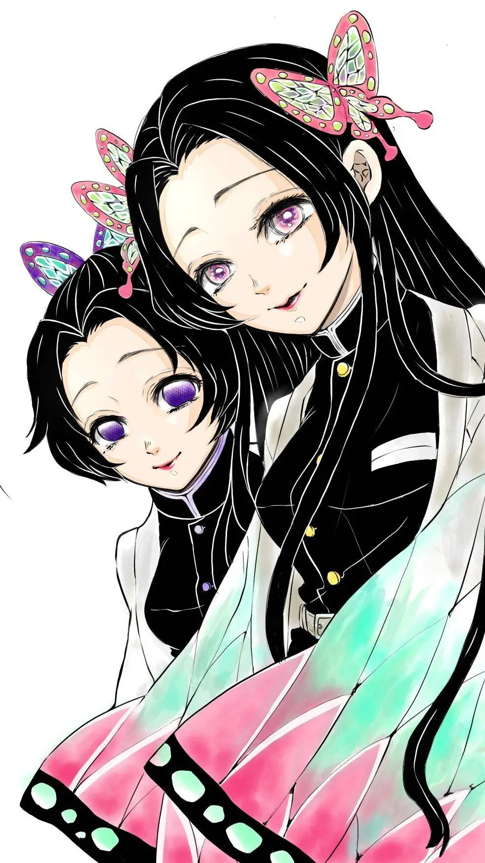 ai character: shinobu and kanae background