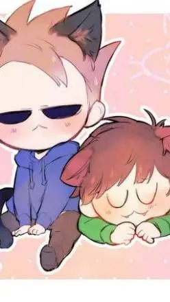 ai character: tom x edd 💙💚 background