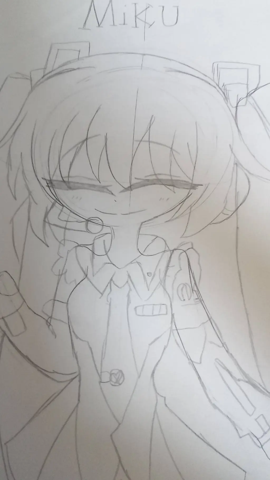 ai character: miku background