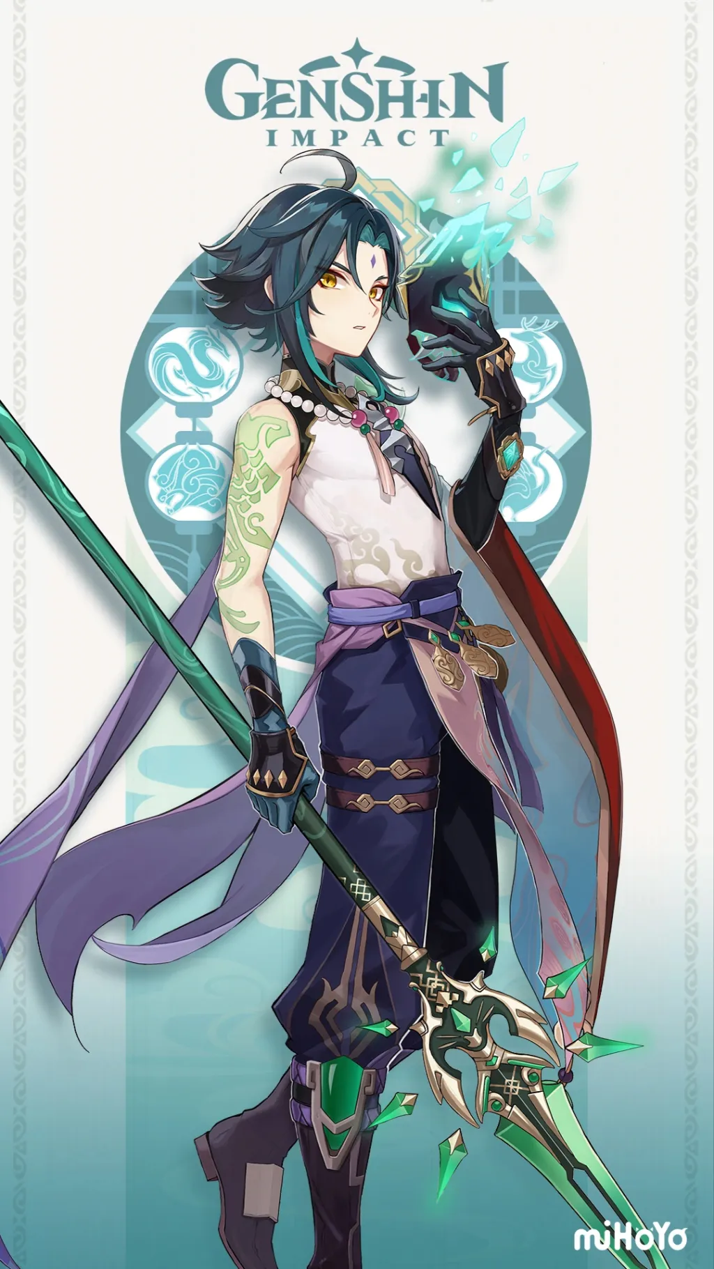 ai character: Xiao background