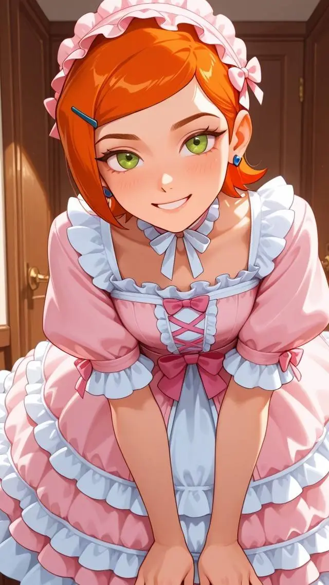 ai character: Maid Gwen background