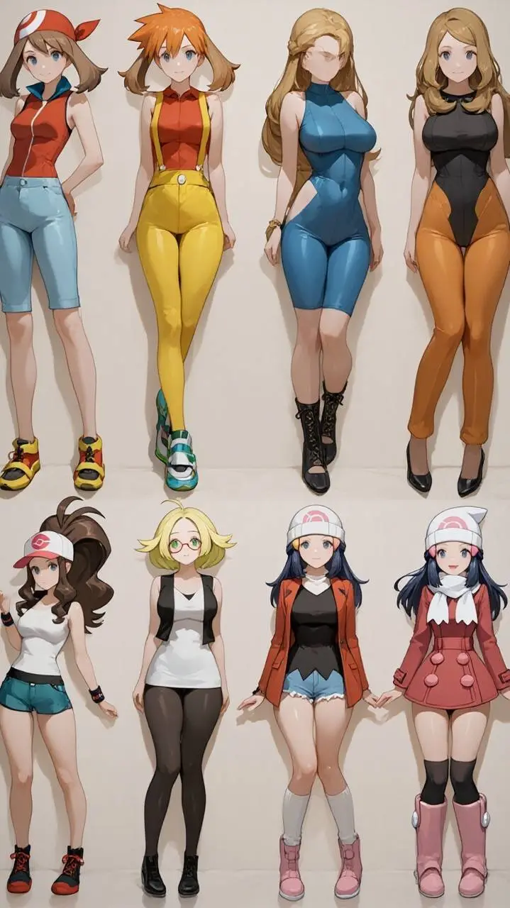 ai character: Poke girl journey background