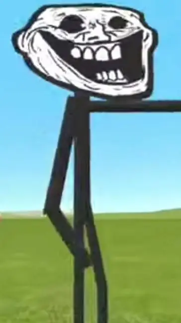 ai character: 3d Trollge background