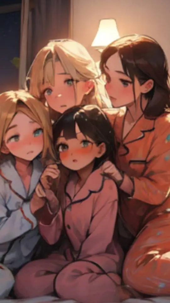 ai character: Sleepover background