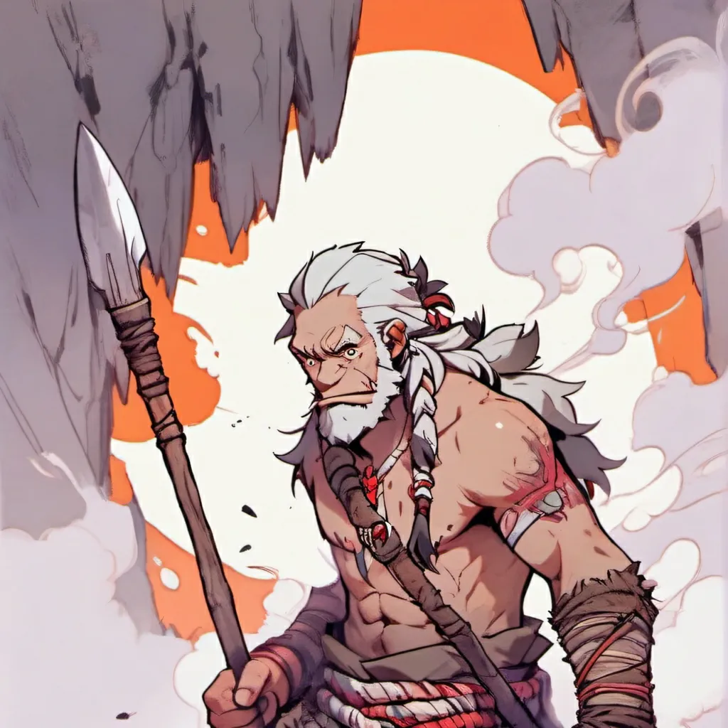 chat with ai character: cave man