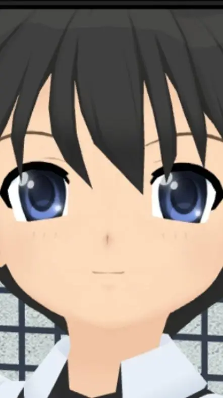 ai character: Myuki)shoujo city background