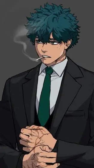 ai character: Bodyguard Deku background