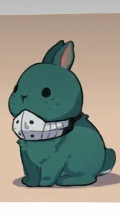 ai character: Bunny Deku background