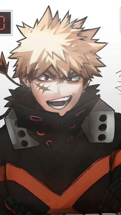 ai character: Katsuki Bakugo background