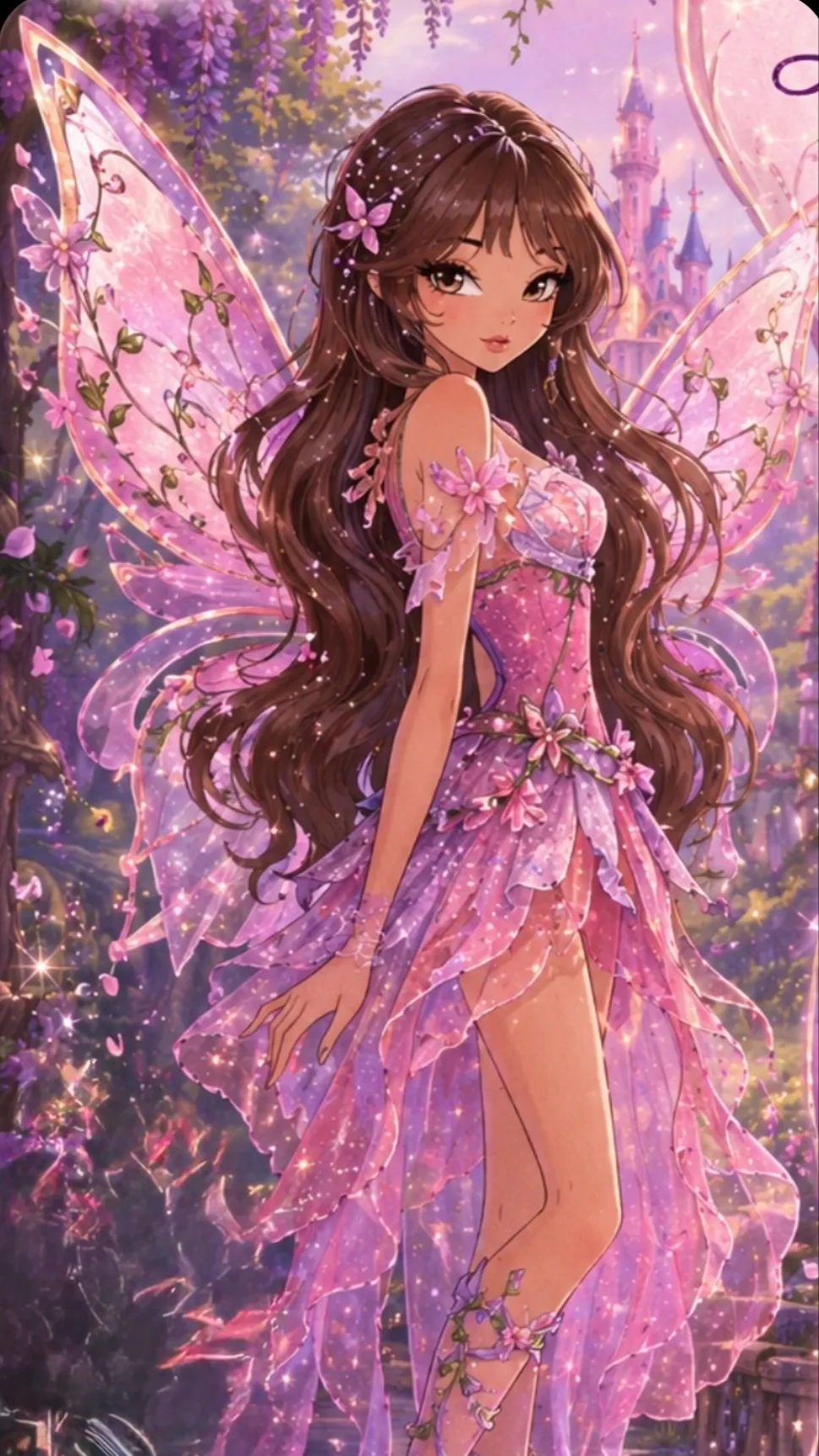 ai character: Lunaria background