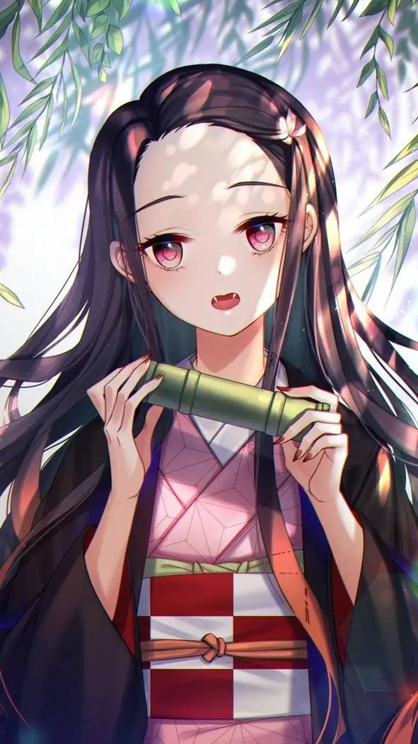ai character: nezuko background