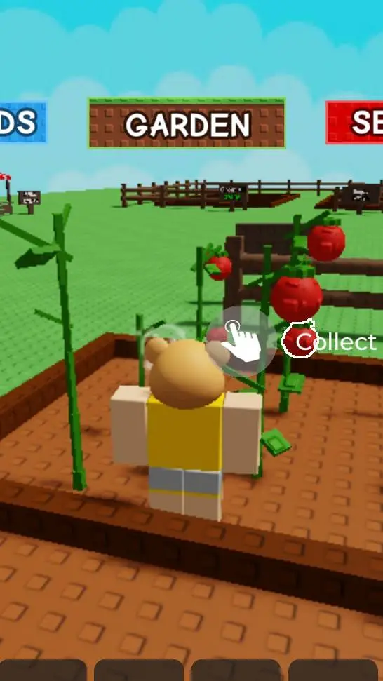 ai character: grow a garden  background