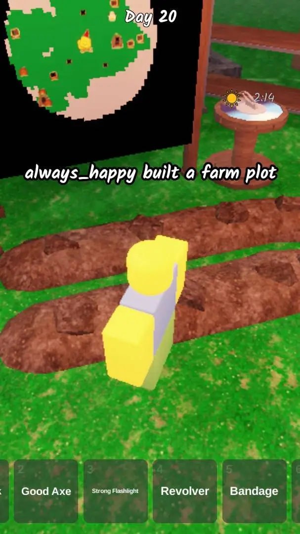 ai character: roblox Forest  background