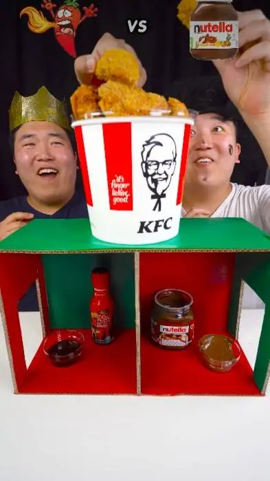 ai character: rich poor mukbang background