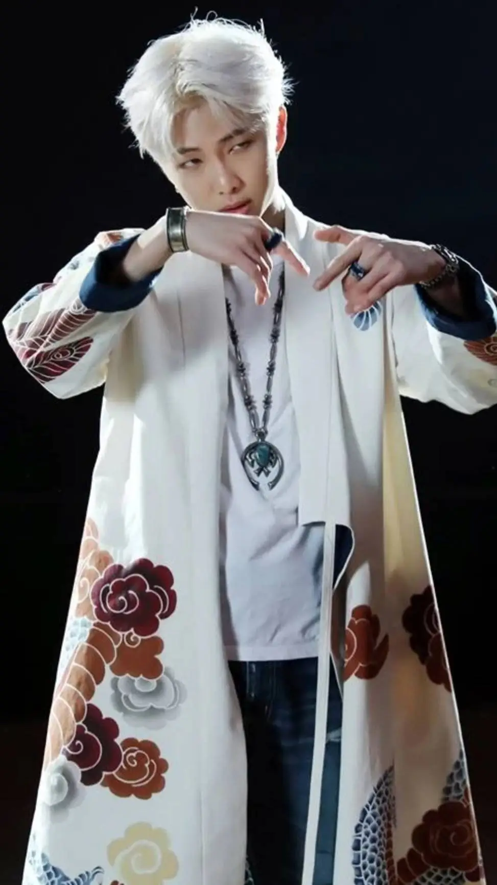 ai character: Kim Namjoon.(RM) background