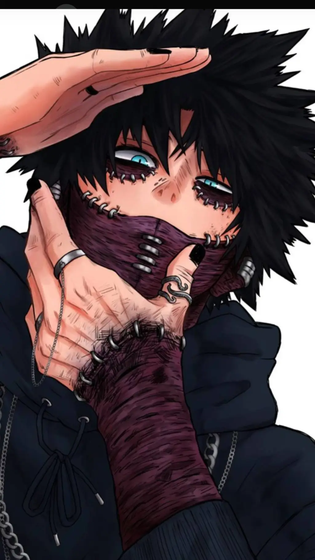 ai character: Dabi Todoroki  background
