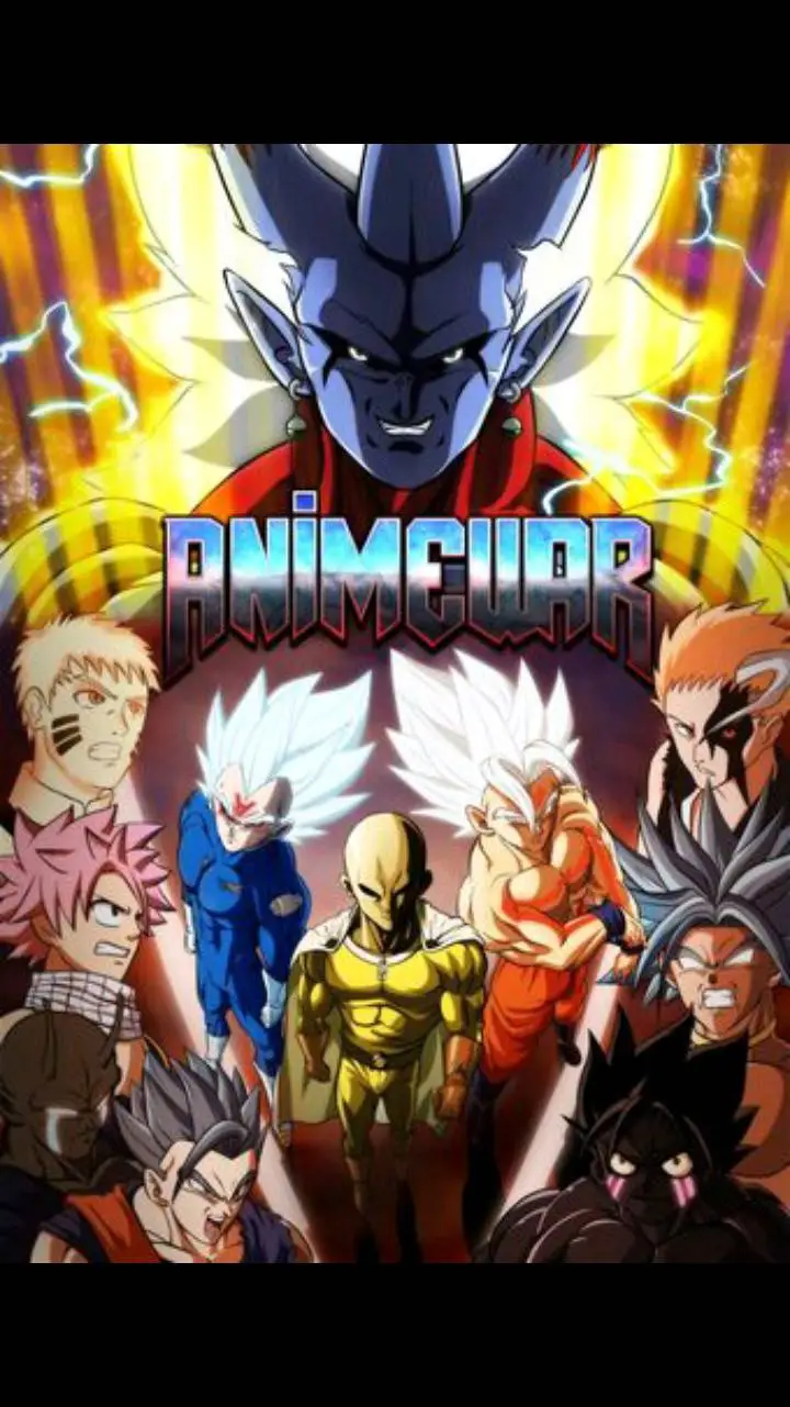 ai character: goku saitama veget background