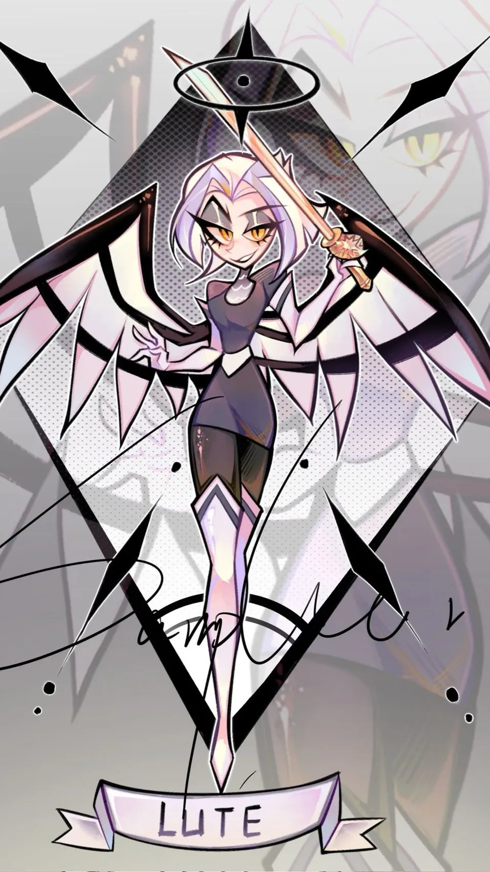 ai character: Lute background