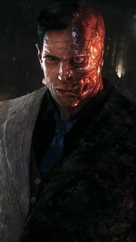 ai character: Two face background